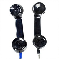 Combiné téléphonique filaire extérieur personnalisé Powerstar avec protection auditive en ABS pour usage en campus, fabriqué en Chine