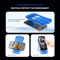 Protection d'écran en verre trempé saphir pour iPhone 16 Series, film de confidentialité HD résistant aux rayures et aux traces de doigts