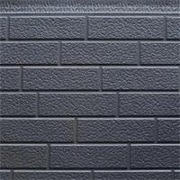 Panel de Pared Exterior Metálico Tallado, Aislante Térmico, Ecológico, Ligero, Tipo Sándwich de EPS, Resistente a la Intemperie