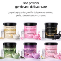 Nouvel Arrivage 2026 – Kit de 7 Masques Poudres Douces Personnalisables – Masque Modélisant en Poudre Sèche pour Hydratation Rose et Camomille