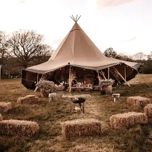 Tenda per feste da campeggio glamping all'aperto Resort indiano di alta qualità