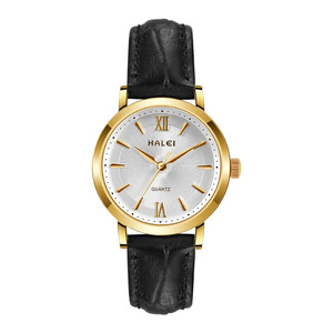 Montre femme HALEI neuve originale à quartz, chiffres romains, étanche 3 ATM, affichage à aiguilles, mouvement japonais, vente en gros. - Product Image 3