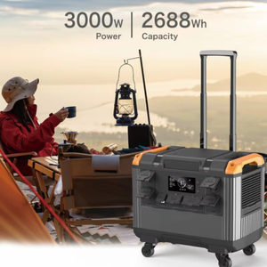 Station de charge <span class=keywords><strong>solaire</strong></span> portable LiFePO4 3000W MPPT en promotion pour alimentation de secours d'urgence en extérieur - Product Image 1