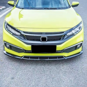 Welta Glossy Black Polished Finish Rear Shovel Bumper Lip <b>Splitter</b> Diffuser ABS Body Kit Protector Spoiler Cover Trim 100% - Product Image 6