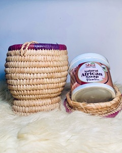 Shea Tradition Camwood <b>Lemon</b> Turmeric Organic Handmade Black <b>Soap</b> Gentle Daily Bathing Skincare - Product Image 4