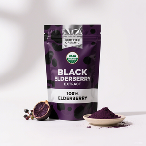 Высококачественный 100% органический экстракт черной бузины 25% антоцианов порошок - Product Image 4