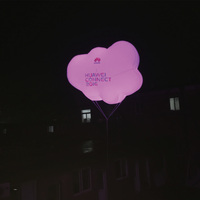 Ballon publicitaire géant en forme de nuage gonflable à l'hélium pour la décoration des centres commerciaux, en PVC