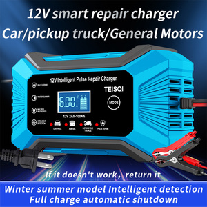 <span class=keywords><strong>Chargeur</strong></span> de voiture rapide <span class=keywords><strong>professionnel</strong></span> portable 12V 6A en gros avec <span class=keywords><strong>batterie</strong></span> intégrée, affichage LED, prises EU et US, <span class=keywords><strong>chargeur</strong></span> de maintien pour scooter - Product Image 2