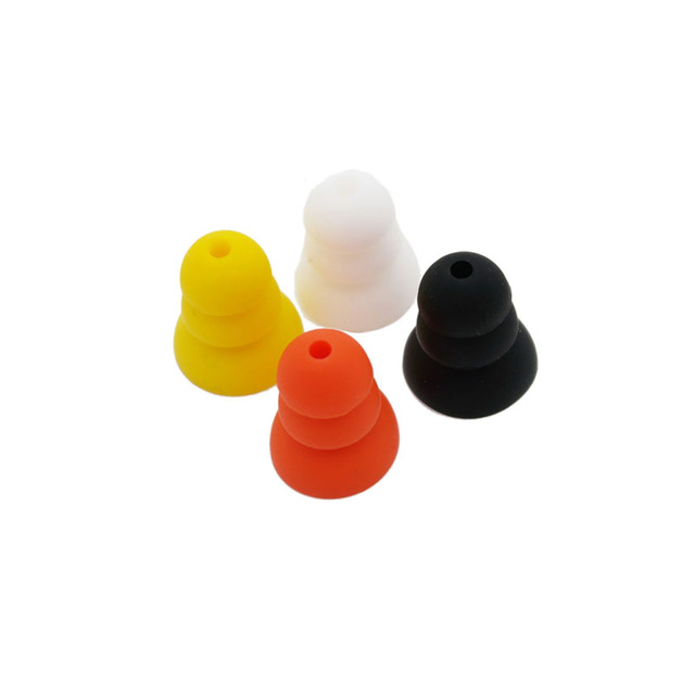 Fit for Shure Earphone Se535 Se215 Se535 Se315 Triple Flange Rubber Silicone Ear Tip