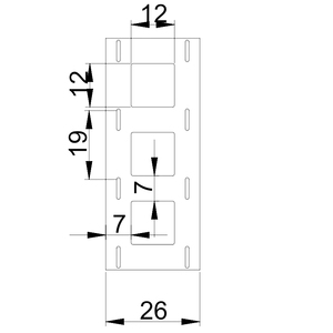 Conector de Batería de Acero Niquelado de 26 mm de Ancho y 0.15x19 mm de Boca para Baterías 18650, Diseñado para Tiras de Níquel 18650 - Product Image 6