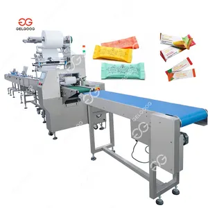 Cankey Chocolate Chip Stick Packing Machine Small Pillow Bag Candy Chocolate With Dates Packing Machine