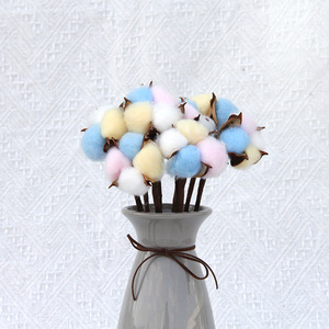 Wholesale DIY Dry <strong>Cotton</strong> Plant Bouquet Preserved <strong>Cotton</strong> Branches Natural Dried <strong>Cotton</strong> Flowers <strong>Stems</strong> - Product Image 2