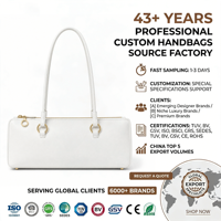 Sac long en cuir PU souple blanc, élégant et minimaliste avec anneau doré, sac à main chic pour femme, sac à main quotidien, personnalisable OEM