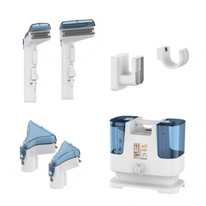 Aspiradora de Vapor Portátil con Función Húmeda y Seca, con Doble Tanque de Agua y Accesorios de Manguera para Superficies Textiles del Hogar - Product Image 4