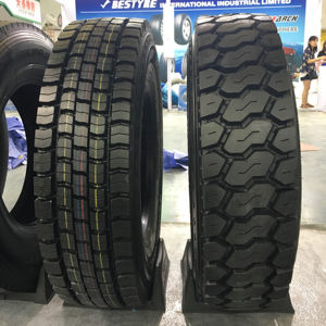 ยางรถบรรทุกนำเข้าจากจีนแบบขายส่ง ขนาด 1100r20 12r22.5 295/80r22.5 315/80r22.5 ยางเรเดียลสำหรับงานหนัก - Product Image 4