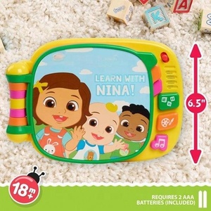 Libro Interactivo para Niños Pequeños Learn with <span class=keywords><strong>Nina</strong></span>, <span class=keywords><strong>Juguetes</strong></span> Educativos, Libro Musical con Sonidos para Niños, Juguete de Aprendizaje Temprano - Product Image 1