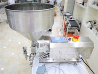 Machine de remplissage de pâte épaisse à haute viscosité, beurre, mayonnaise, ketchup, sauce, confiture, aliments, boissons, pompe à rotor à lobes en verre
