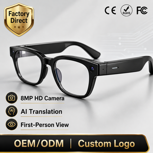Lunettes Intelligentes Y1 AI avec Caméra, Logo Personnalisé, Enregistrement Vidéo HD 2K, Vue à la Première Personne, Traduction, Bluetooth – Fabrication OEM - Product Image 1