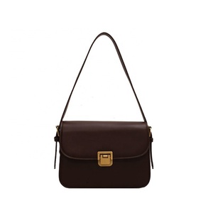 Bolsos de Mano de Cuero PU para Mujer con Logotipo Personalizado, con Cadenas, Cierre Abierto, para Uso Diario, Bolso de Hombro - Product Image 1