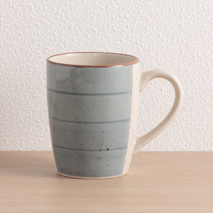 Hand Painted Swirl Ceramic Dinnerware Set <b>Speckled</b> Stoneware Plates Bowls <b>Mugs</b> Factory Bulk Wholesale Custom Tableware - Product Image 3