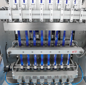 Machine d'emballage automatique haute vitesse pour sachets <span class=keywords><strong>de</strong></span> <span class=keywords><strong>levure</strong></span>, sucre, café, lait en poudre, 30-60 sacs/voie/min, avec PLC, pour boissons et aliments - Product Image 5