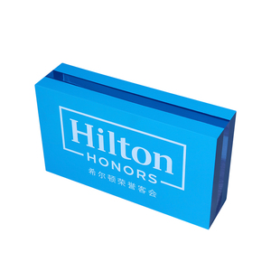 Tùy chỉnh rõ ràng Acrylic Logo Board Cube hiện đại di động có thể tháo rời logo thương hiệu hiển thị với tên công ty hoặc cá nhân tiêu đề Logo - Product Image 4