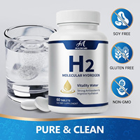Tabletas de Hidrógeno y Magnesio Molecular H2 OEM/ODM para Agua Potable Antioxidante, Apoyo Diario al Bienestar de Adultos