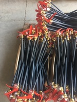 Vanne d'extincteur en cuivre DCP chromée, accessoires d'équipement incendie, vannes électroplaquées pour extincteurs, directement de l'usine