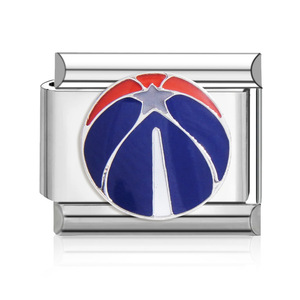 สร้อยข้อมือสแตนเลสแบบโมดูลาร์พร้อมจี้ทีม NBA ของขวัญสำหรับทุกเพศ  เครื่องประดับเสริม - Product Image 4