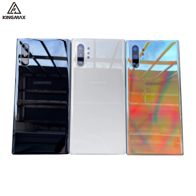 For Samsung for Galaxy Note 10 Plus Back Cover Mobile Phone Rear Glass with Battery Cover PC Material Replacement for N975/N975F