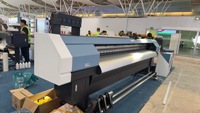 Imprimante UV R2R 3.2m éco-solvant fabriquée en usine avec Epson I3200 pour rétro-ascenseur toile vinyle autocollant bâche papier peint PP PVC Film