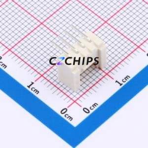 HC-HY2.0-4AW-M Wire-to-Board Pin Header Bent Lead Through Hole,P=2mm Connector 1x4P 2mm Right Angle Insert HY - Product Image 2