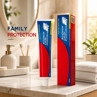 Dentifrice Portable OEM à Marque Blanche PAP Sans Fluorure Anti-Saignement des Gencives Anti-Sensibilité Blanchissant pour Voyage