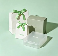 Boîtes cadeaux de luxe vert émeraude imprimées sur mesure, estampées à chaud en or, emballage rigide en carton pour bijoux et cosmétiques