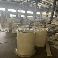 Tuyau en plastique PPH, conduit d'air en polypropylène allié de grand diamètre, drainage gris et produit chimique d'égout