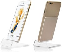 Support de téléphone portable en acrylique transparent, support de téléphone portable en plexiglas transparent, comptoir de magasin de téléphonie mobile personnalisé en usine