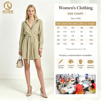 Marque de luxe Designer vêtements printemps mode velours côtelé chemises amples robe décontracté femmes à manches longues Vintage chemise robe pour les femmes