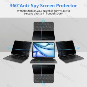 Gofshield แท็บเล็ตใสกันแอบมอง<span class=keywords><strong>4</strong></span>ทาง HD ป้องกันหน้าจอความเป็นส่วนตัวป้องกันแสงสะท้อนป้องกันรอยขีดข่วนบางเฉียบกันน้ำสำหรับ <span class=keywords><strong>iPad</strong></span> <span class=keywords><strong>Air</strong></span> 13 - Product Image 2