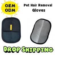 Gants de toilettage pour l'élimination des poils d'animaux, pour chat et chien, nettoyage essentiel, gants réutilisables pour meubles et vêtements
