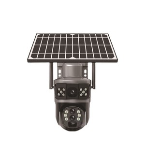 Cámara PTZ V380PRO con Energía Solar, Lente Dual, Zoom Óptico 10x, Sistema de Seguridad y Vigilancia para Exteriores 4G - Product Image 1