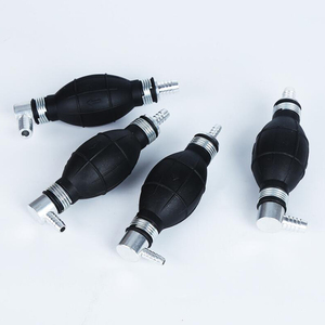 Pompe d'amorçage de carburant à angle droit 90 degrés avec bulbe, 6/8/10/12 mm, anti-retour unidirectionnel, en caoutchouc NBR et aluminium - Product Image 2