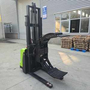 1 Ton 1.5 Ton 3 m Penumpuk Gulungan Kertas Elektrik Penumpuk Pallet Elektrik Forklift Penjepit Gulungan Kertas CE - Product Image 2