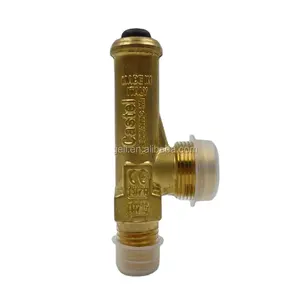 Barra de segurança/válvula de pressão da refrigeração 3080/43c280 1/2 "npt x 5/8 fl 17.0