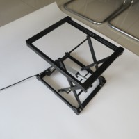 Plateformes élévatrices en aluminium, supports de levage, vérins de laboratoire à ciseaux, vérins de laboratoire à oxyde, outils utilitaires à ciseaux