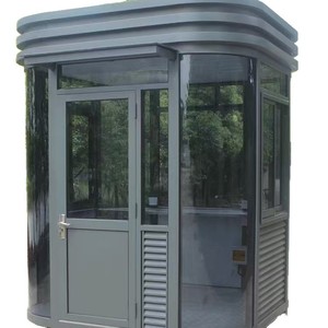 Poste de Garde en Structure Acier, Design Moderne, Cabine de Sécurité Extérieure, Châssis en Acier Léger, Résistance au Vent 121+ mph - Product Image 5