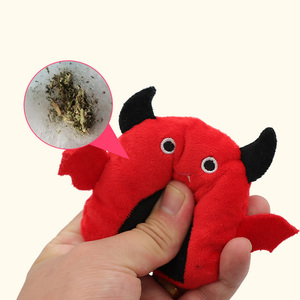 Лидер продаж от производителя, товары для домашних животных, милый дизайн, жевательные Плюшевые Интерактивные игрушки С Кошачьей Мятой - Product Image 4