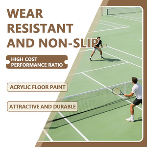<span class=keywords><strong>Vernis</strong></span> époxy <span class=keywords><strong>acrylique</strong></span> à base d'eau résistant à l'usure industrielle, <span class=keywords><strong>peinture</strong></span> pour sols spéciale atelier, imperméable - Product Image 2