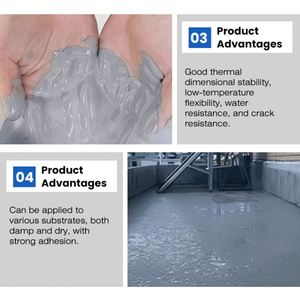 Revestimiento Acrílico Impermeable de 20 kg para Interiores, para Baños, Balcones, Almacenes, Paredes, Membrana Líquida de Construcción Ecológica y Duradera - Product Image 4
