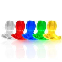 Plug anal LED creux, jouet sexuel lumineux pour douche anale et lavement