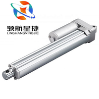 Aktuator Linear Listrik DC 12V Kecil untuk Pembuka Bagasi Mobil, Penyesuaian Kursi, Ringkas, Kecepatan Tinggi, Tahan Air IP65/66, Kipas Otomotif